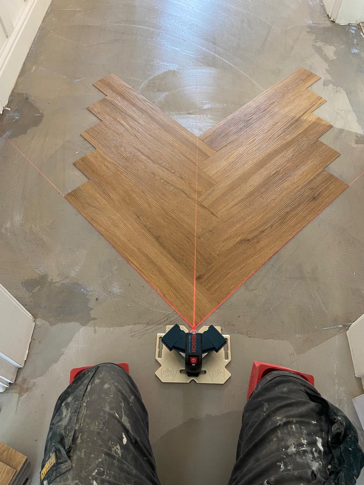 Domestic - screed herringbone fit (8)